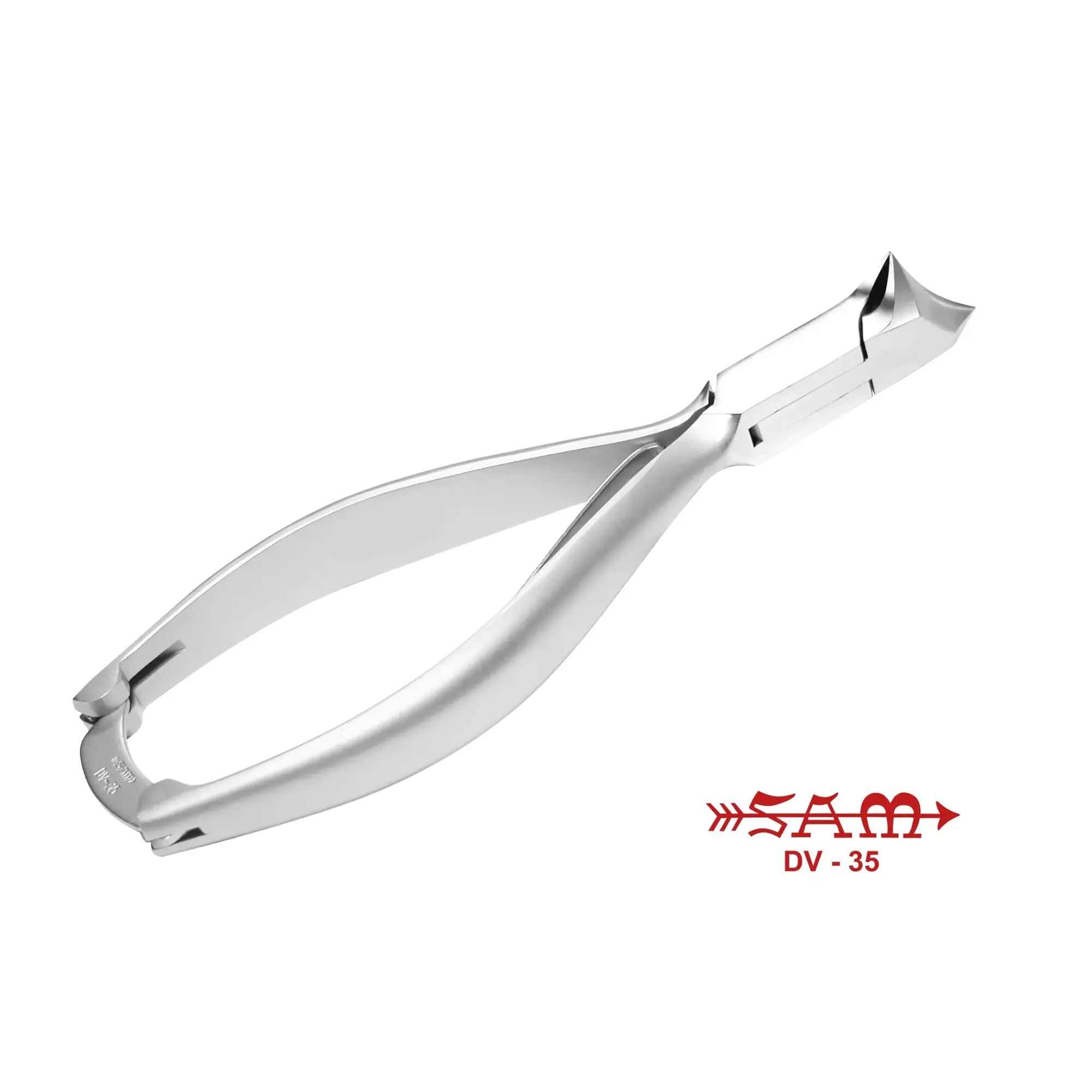 Pince à ongles - Acier inoxydable - Finition satinée - Coupe concave - 14 cm - Sam Sam