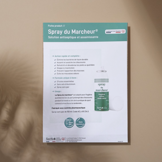 10 Flyer Walker's Spray – My Podologie Produktblatt 