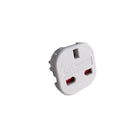 Adaptateur - Prise Alimentation UK vers Europe - Gris