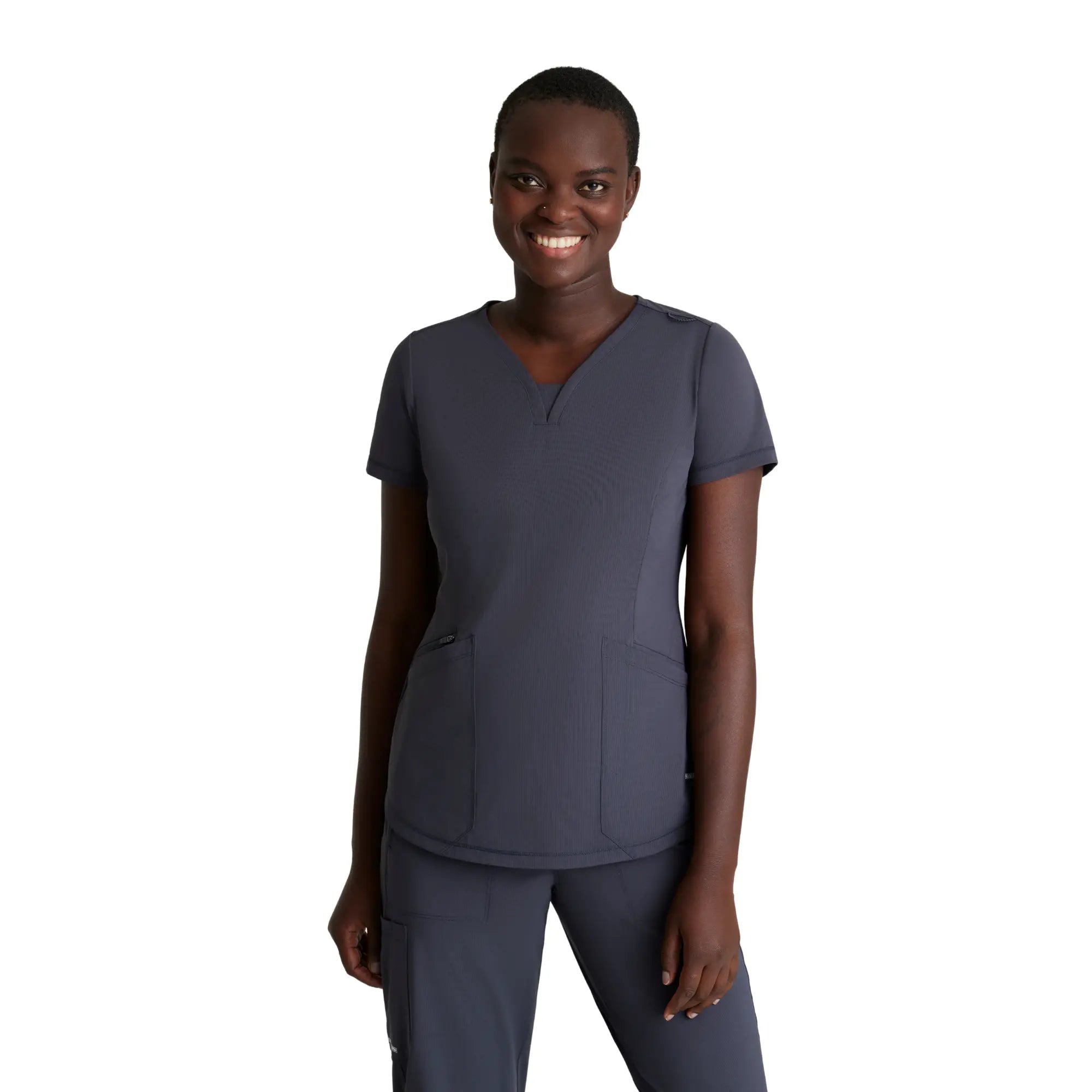 Amya - Tunique Col V - Femme - Skechers Slip-ins SKECHERS SLIP-INS KNITS  Gris Anthracite / XL