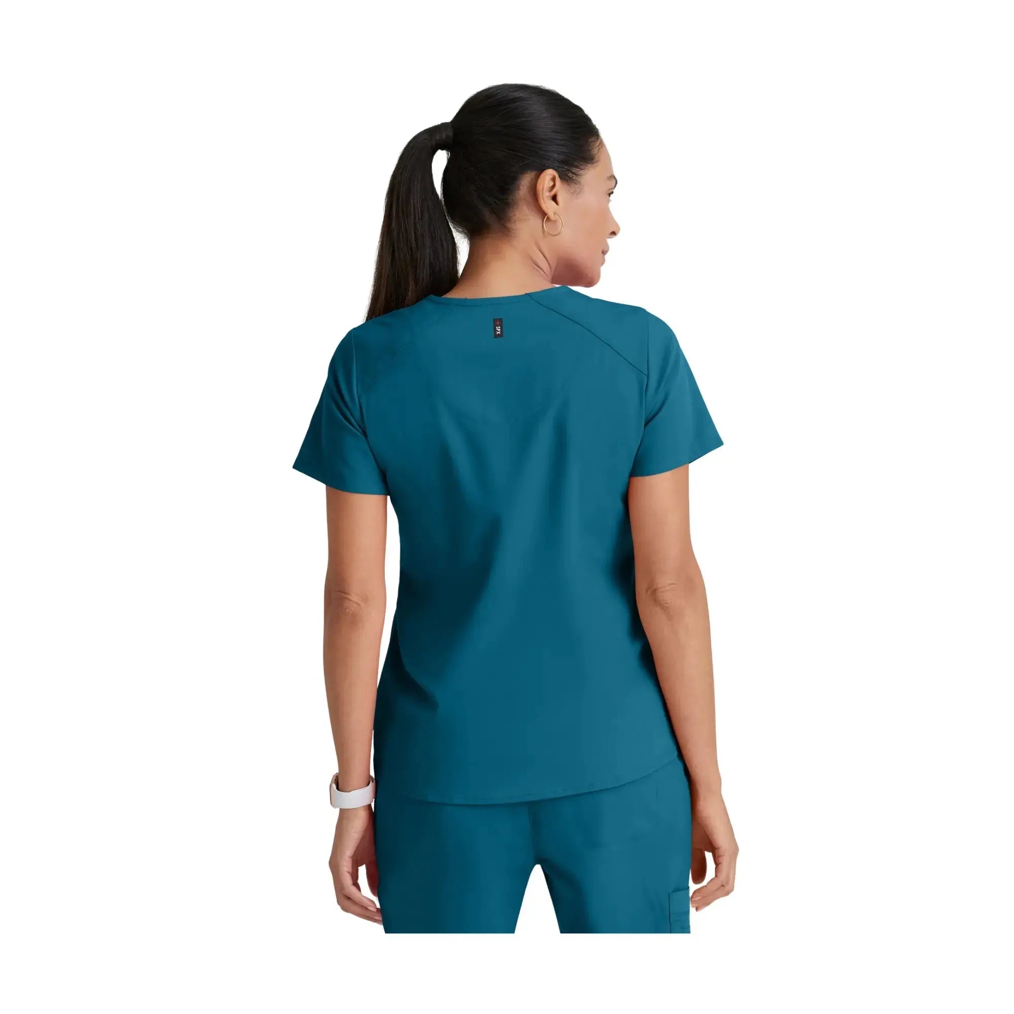 Aura – Tunika mit V-Ausschnitt – Damen – Grey’s Anatomy Stretch Grey’s Anatomy 