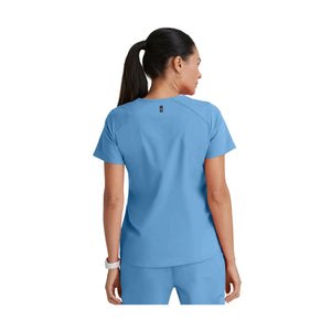 Aura – Tunika mit V-Ausschnitt – Damen – Grey’s Anatomy Stretch Grey’s Anatomy 