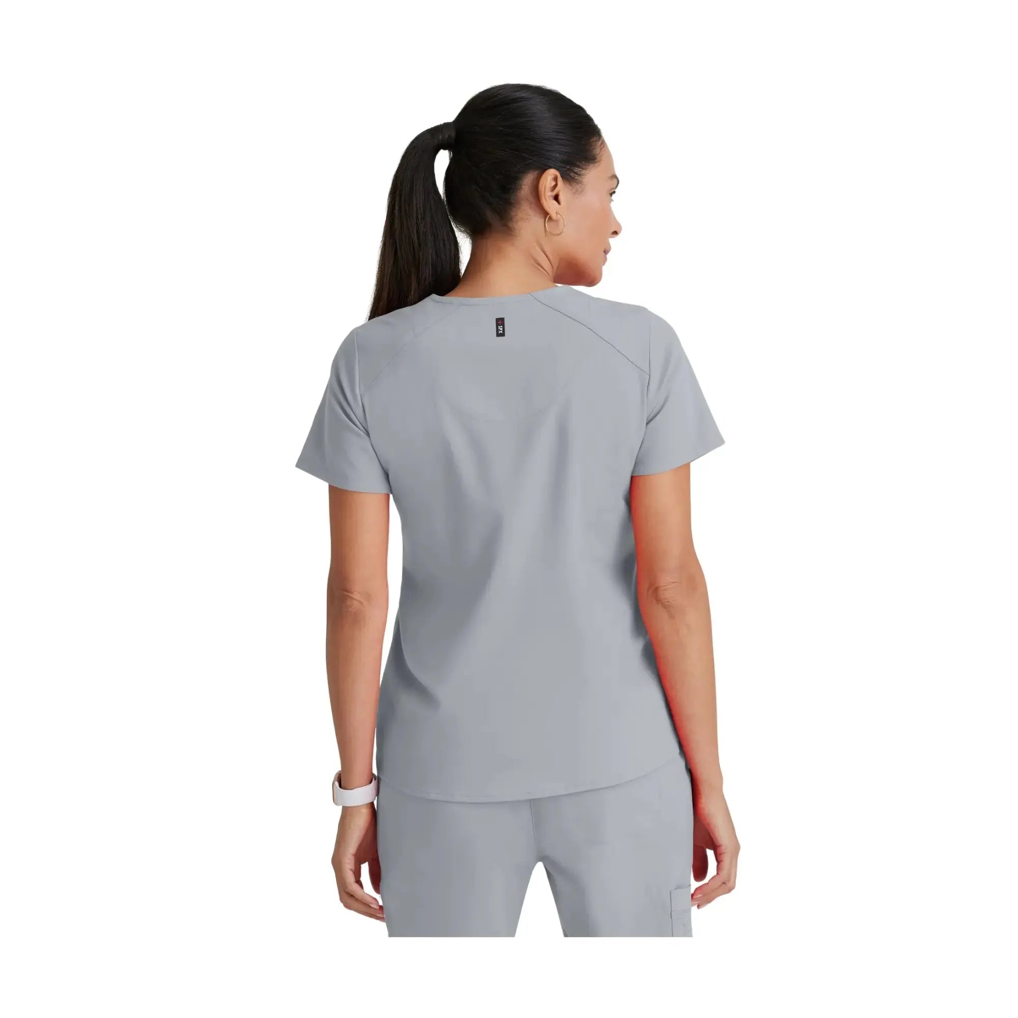 Aura – Tunika mit V-Ausschnitt – Damen – Grey’s Anatomy Stretch Grey’s Anatomy 