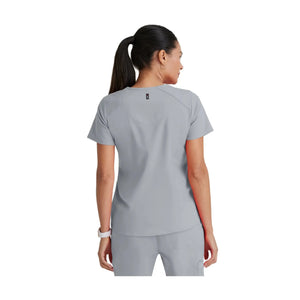 Aura – Tunika mit V-Ausschnitt – Damen – Grey’s Anatomy Stretch Grey’s Anatomy 
