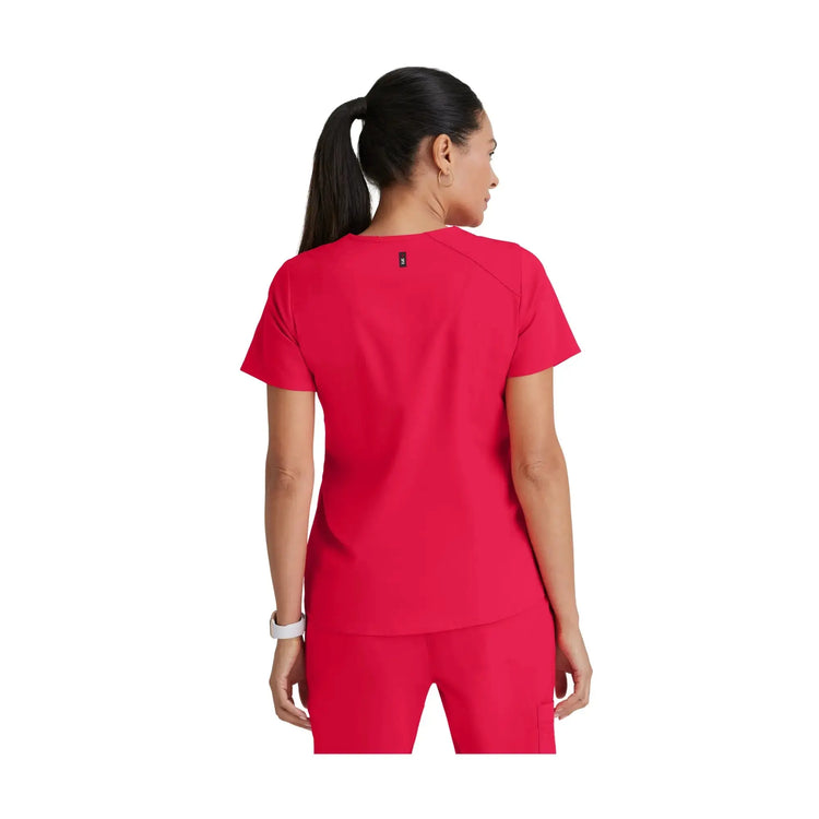 Aura – Tunika mit V-Ausschnitt – Damen – Grey’s Anatomy Stretch Grey’s Anatomy 