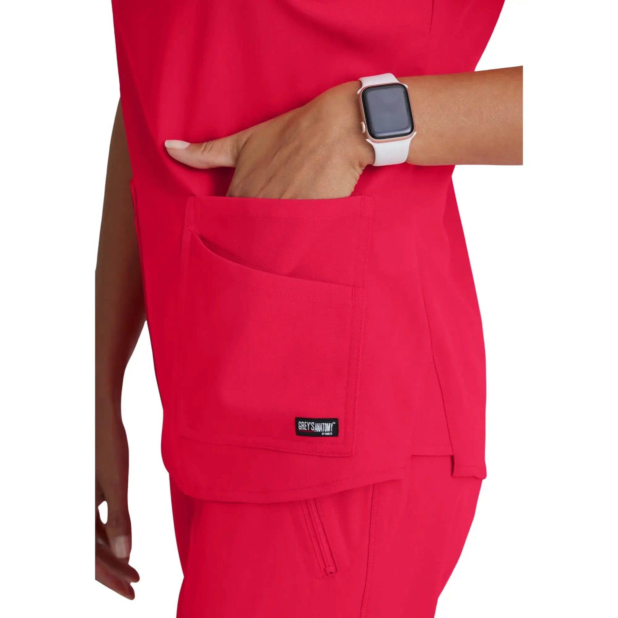 Aura – Tunika mit V-Ausschnitt – Damen – Grey’s Anatomy Stretch Grey’s Anatomy 