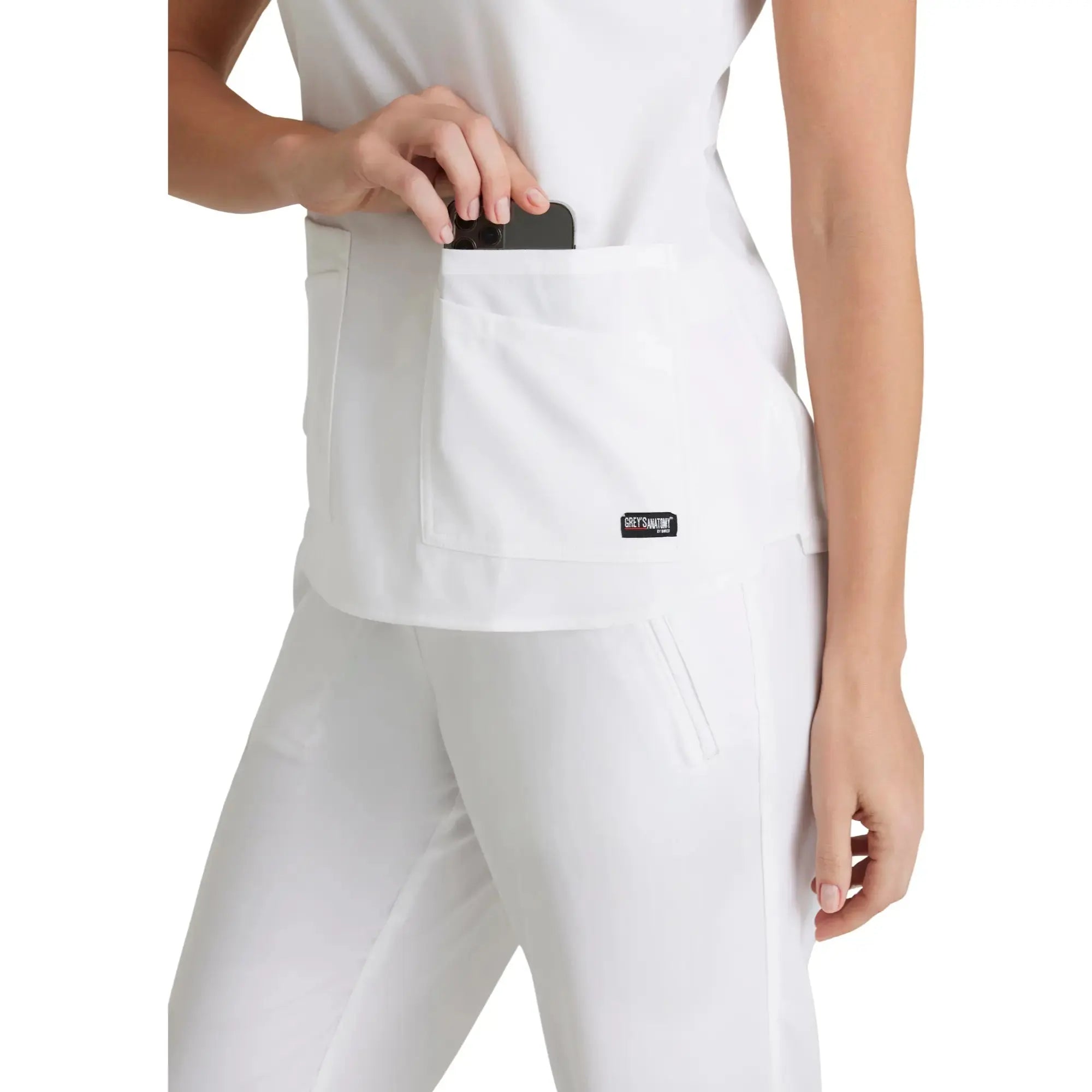 Aura – Tunika mit V-Ausschnitt – Damen – Grey’s Anatomy Stretch Grey’s Anatomy 