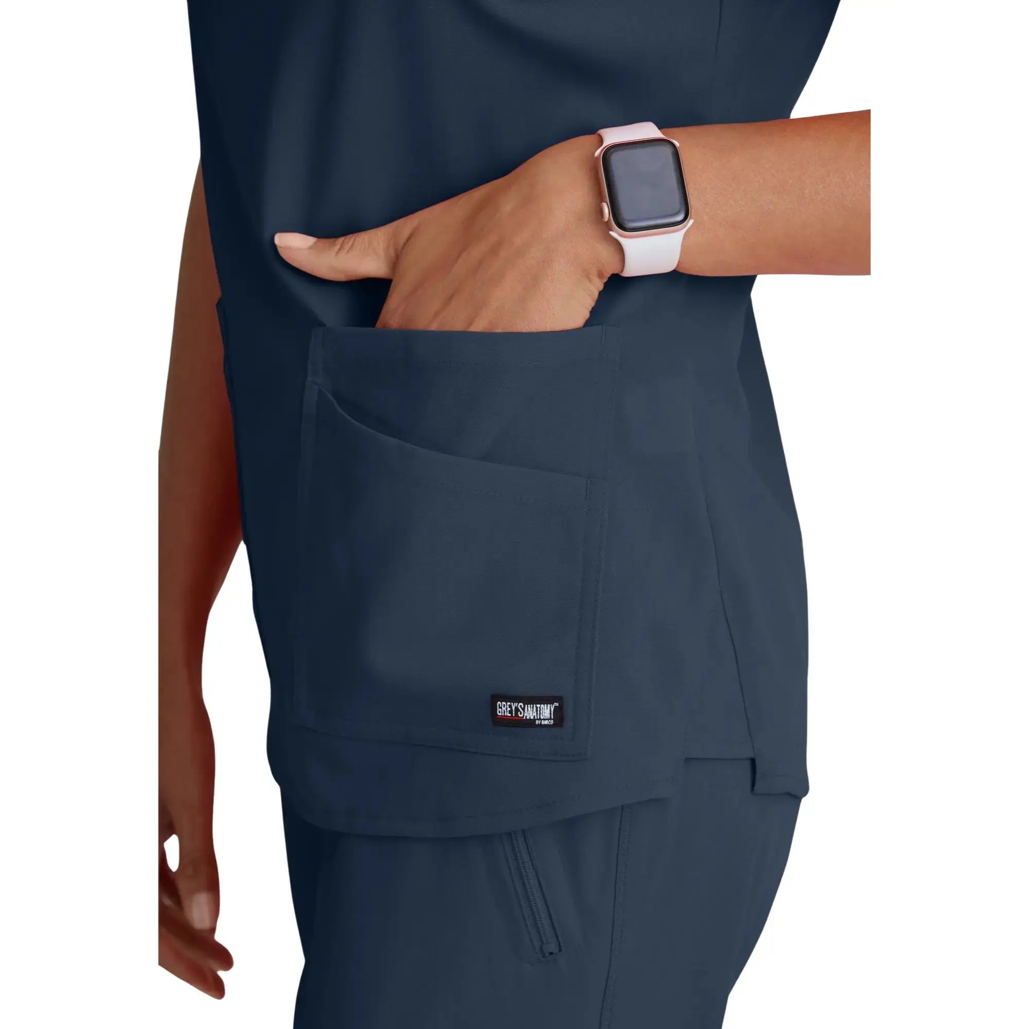 Aura – Tunika mit V-Ausschnitt – Damen – Grey’s Anatomy Stretch Grey’s Anatomy 