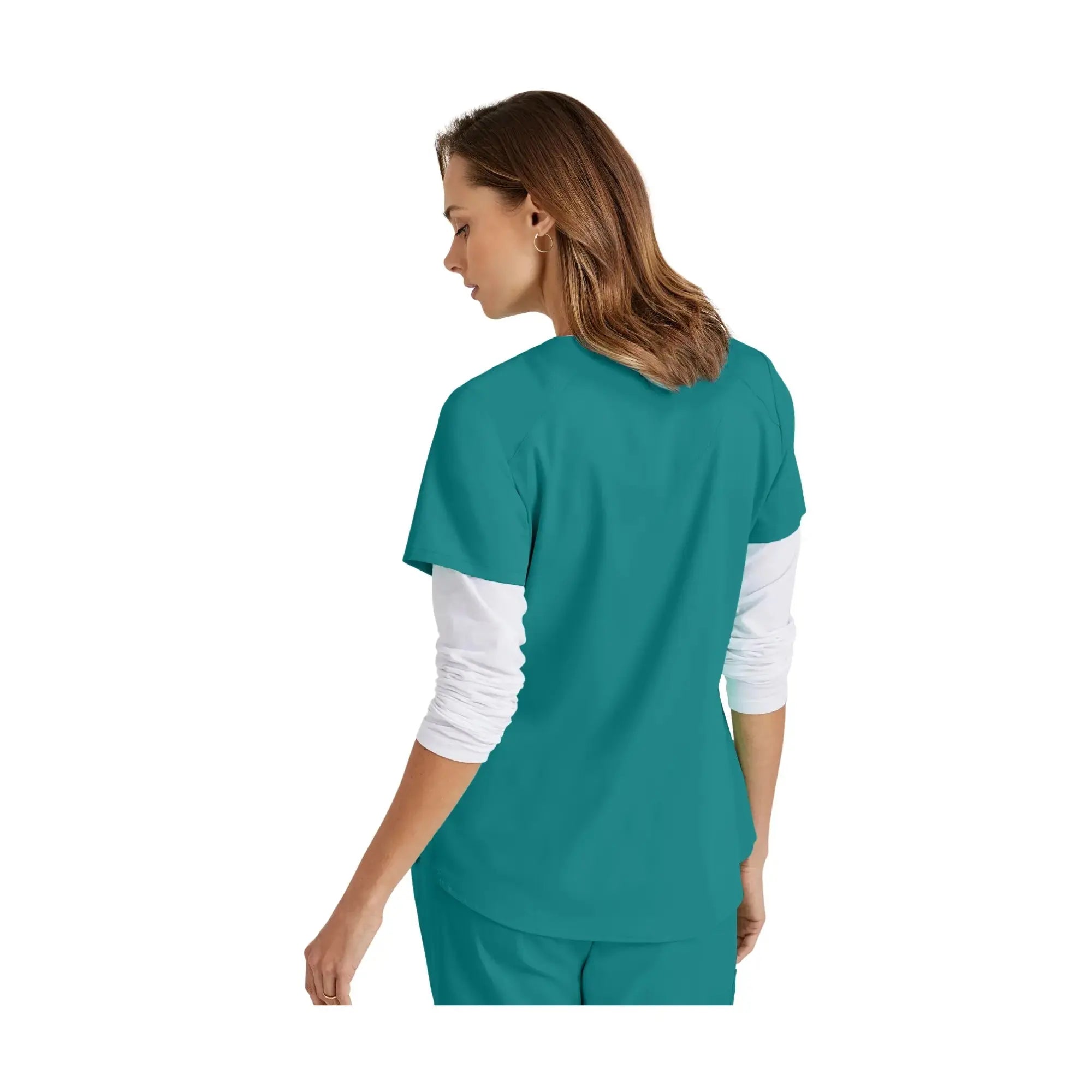 Aura – Tunika mit V-Ausschnitt – Damen – Grey’s Anatomy Stretch Grey’s Anatomy 