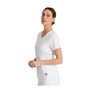 Aura – Tunika mit V-Ausschnitt – Damen – Grey’s Anatomy Stretch Grey’s Anatomy 