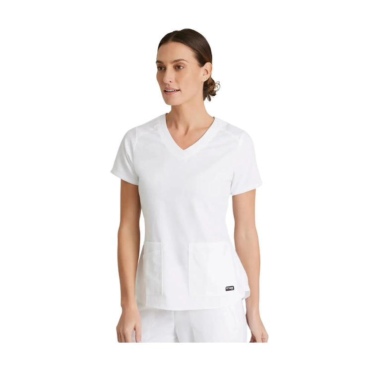 Aura – Tunika mit V-Ausschnitt – Damen – Grey’s Anatomy Stretch Grey’s Anatomy 