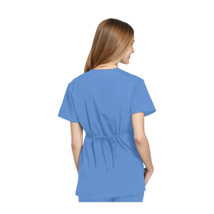 Bayonne - Medical Tunic - Wrap Effect - Short Sleeve - Women - 72 cm - Cherokee Cherokee Authentic Workwear 