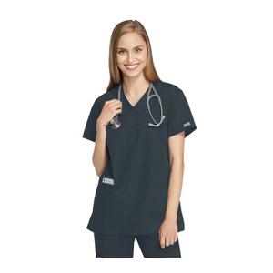 Bayonne - Medical Tunic - Wrap Effect - Short Sleeve - Women - 72 cm - Cherokee Cherokee Authentic Workwear 