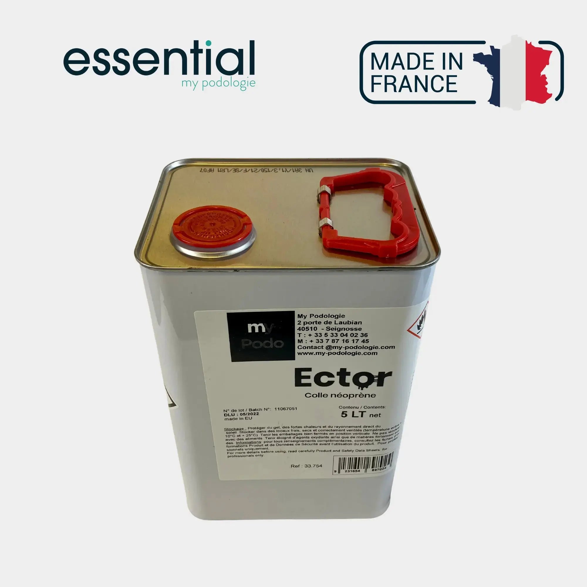 Can of neoprene glue 5 L - Essential by My Podologie - My Podologie