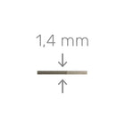 Schwarzes Resin – Harz für die Basis – 1 mm / 1,4 mm