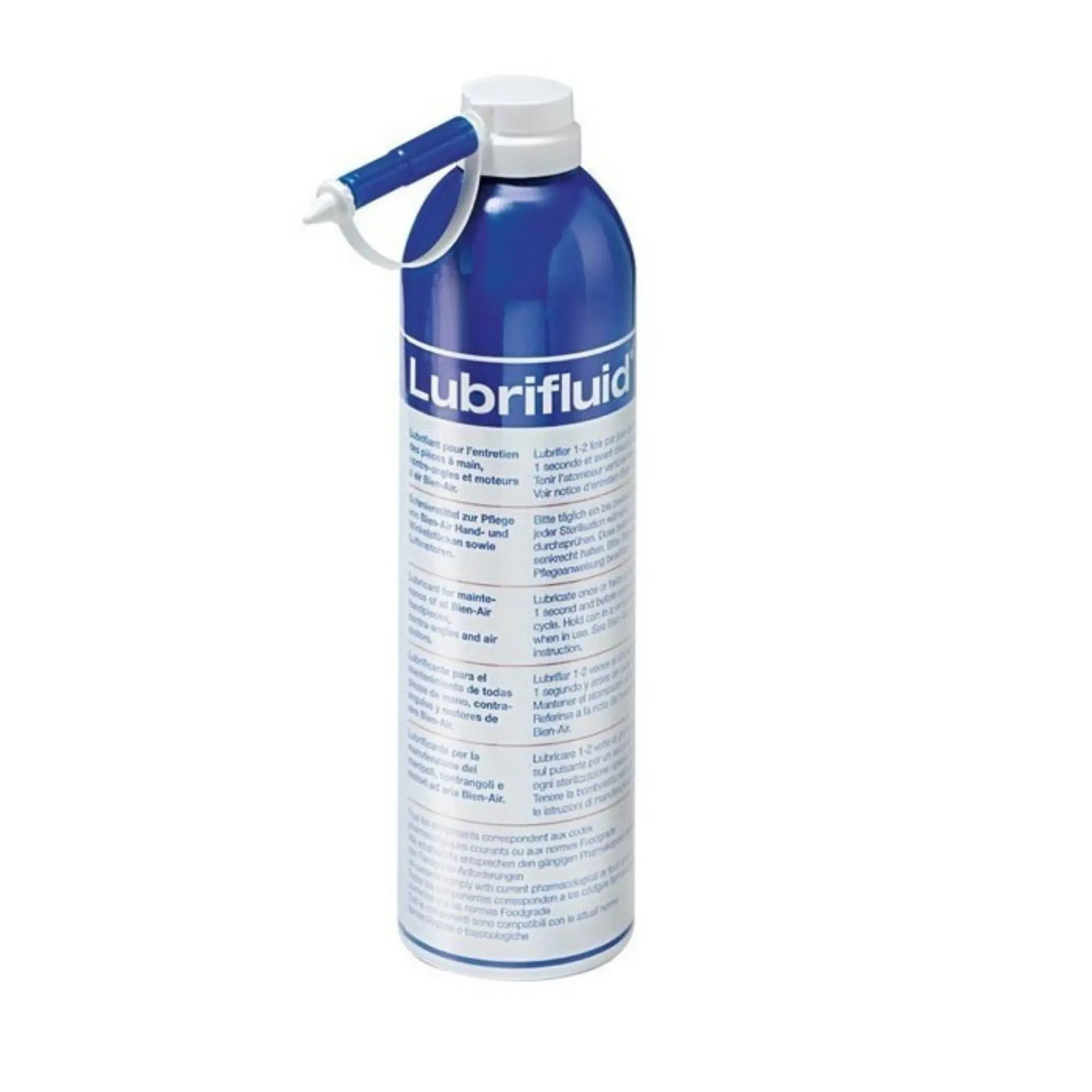 Lubricating spray for micromotors, handpieces, contra angles and turbines - Internal use - 500ml - Bien Air - My Podologie