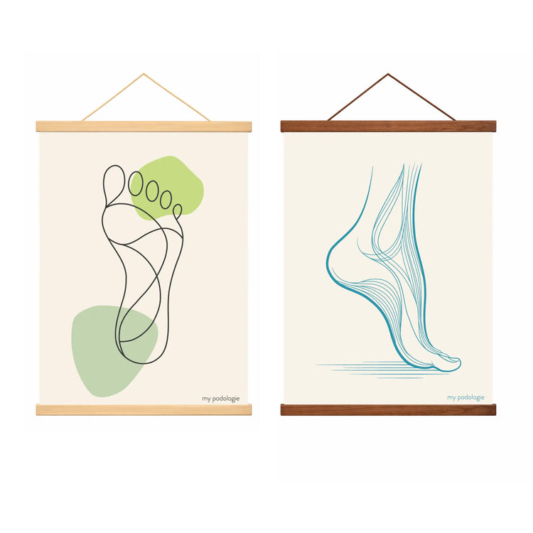 Cadre photo magnétique bois - plusieurs modèles My Podologie 