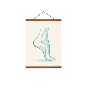 Cadre photo magnétique bois - plusieurs modèles My Podologie 