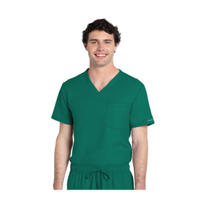 Capbreton - Tunique médicale - Col V - Unisexe - Cherokee Cherokee Authentic Workwear  Vert Chasseur / 3XL