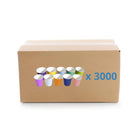 Carton de 3000 Gobelets papier 20 cl - 10 coloris au choix - Medi Stock
