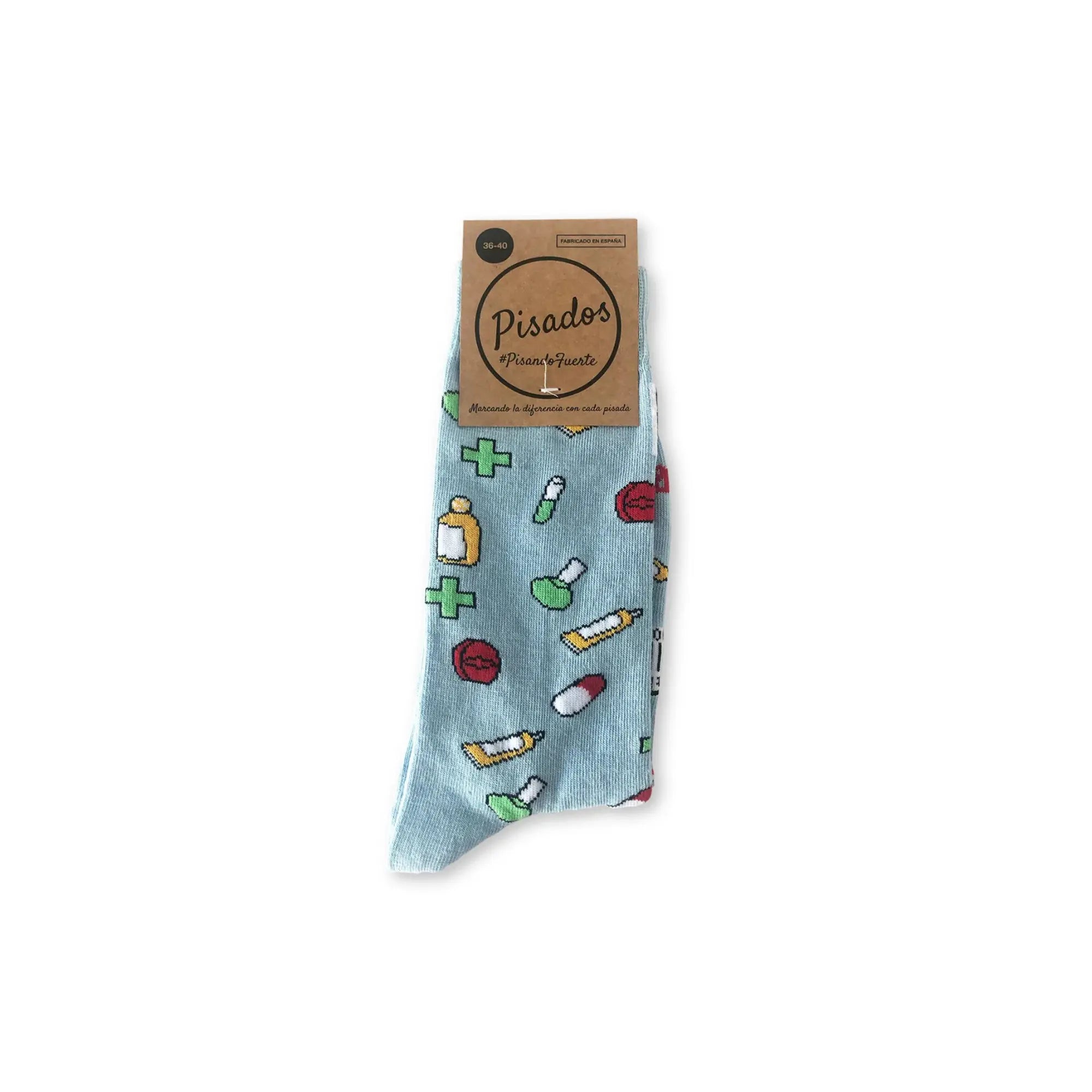Chaussettes imprimées mi-hautes - Plusieurs coloris - Enfermanía Enfermanía 