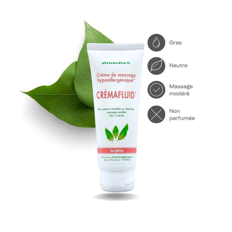 Crémafluid® - Crème de massage neutre hypoallergénique - non parfumée - Phytomedica Laboratoires Phytomedica 