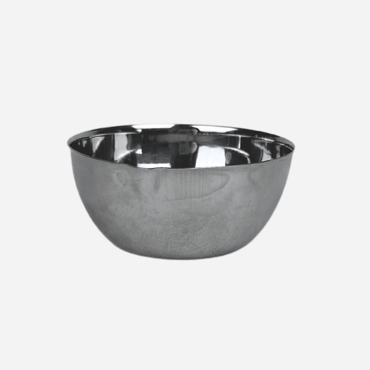 Cupule avec bec et fond plat - Inox - 6 dimensions - Essential by My Podologie Essential 
