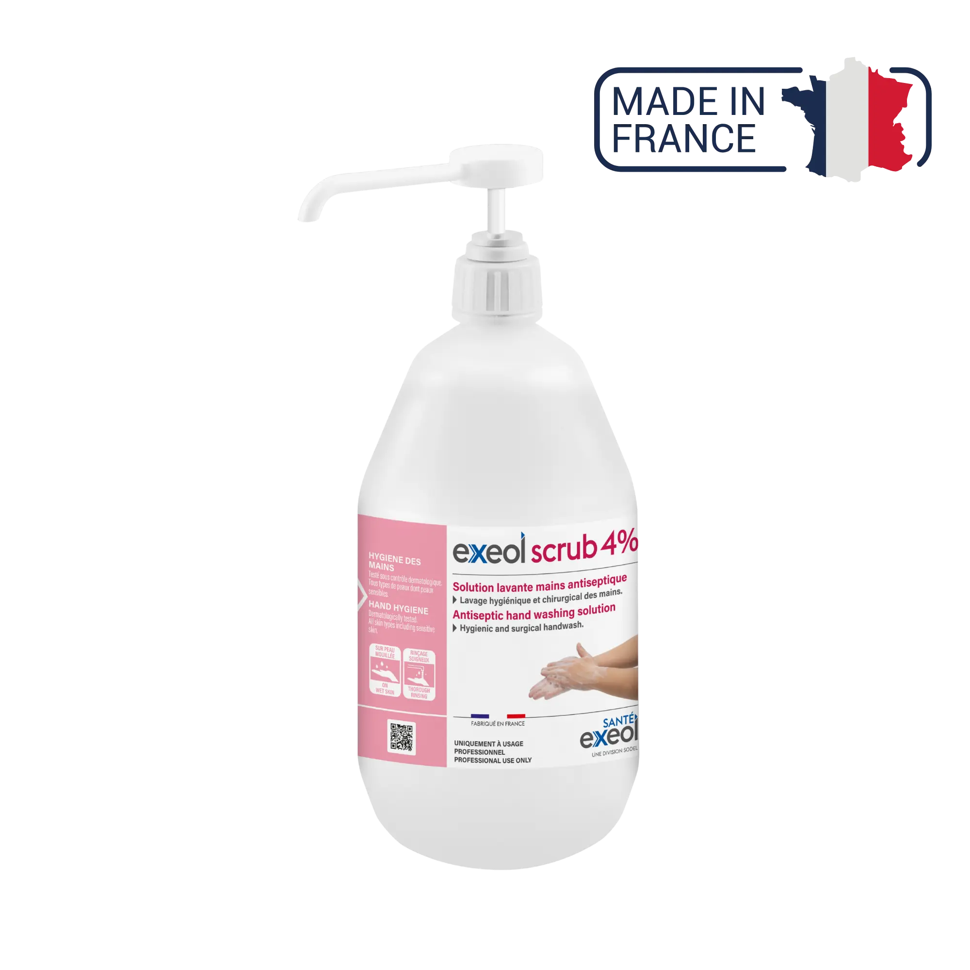 Exeol-Peeling 4 % antiseptische Seife – Sodel Exeol 