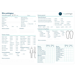 Feuilles d'examen - Lot de 50, 100 ou 200 - Essential by My Podologie