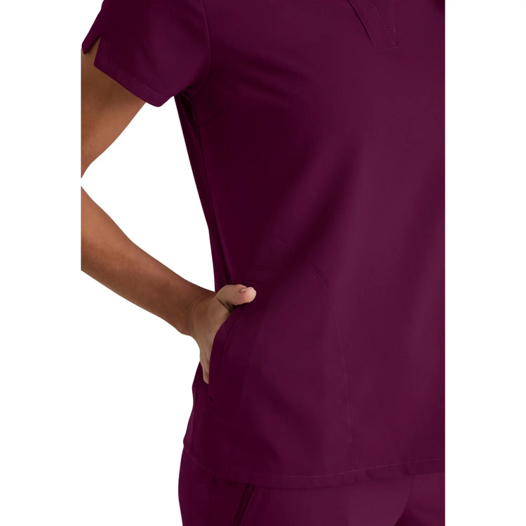 Flora - Tunique col à bande - Femme - Grey’s Anatomy Stretch GREYS ANATOMY STRETCH