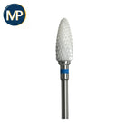 Keramikfräser – mittlere Kreuzverzahnung – ovale Form – 6 mm