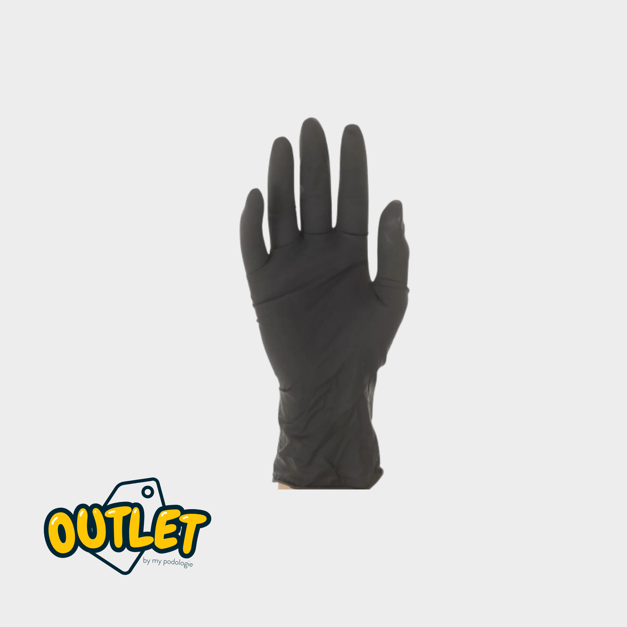 Gants d'examen - Latex Noir - Sans poudre - Boite de 100 - My Podologie // Date dépassée MP 