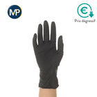 Gants d'examen - Latex Noir - Sans poudre - Boite de 100 - My Podologie