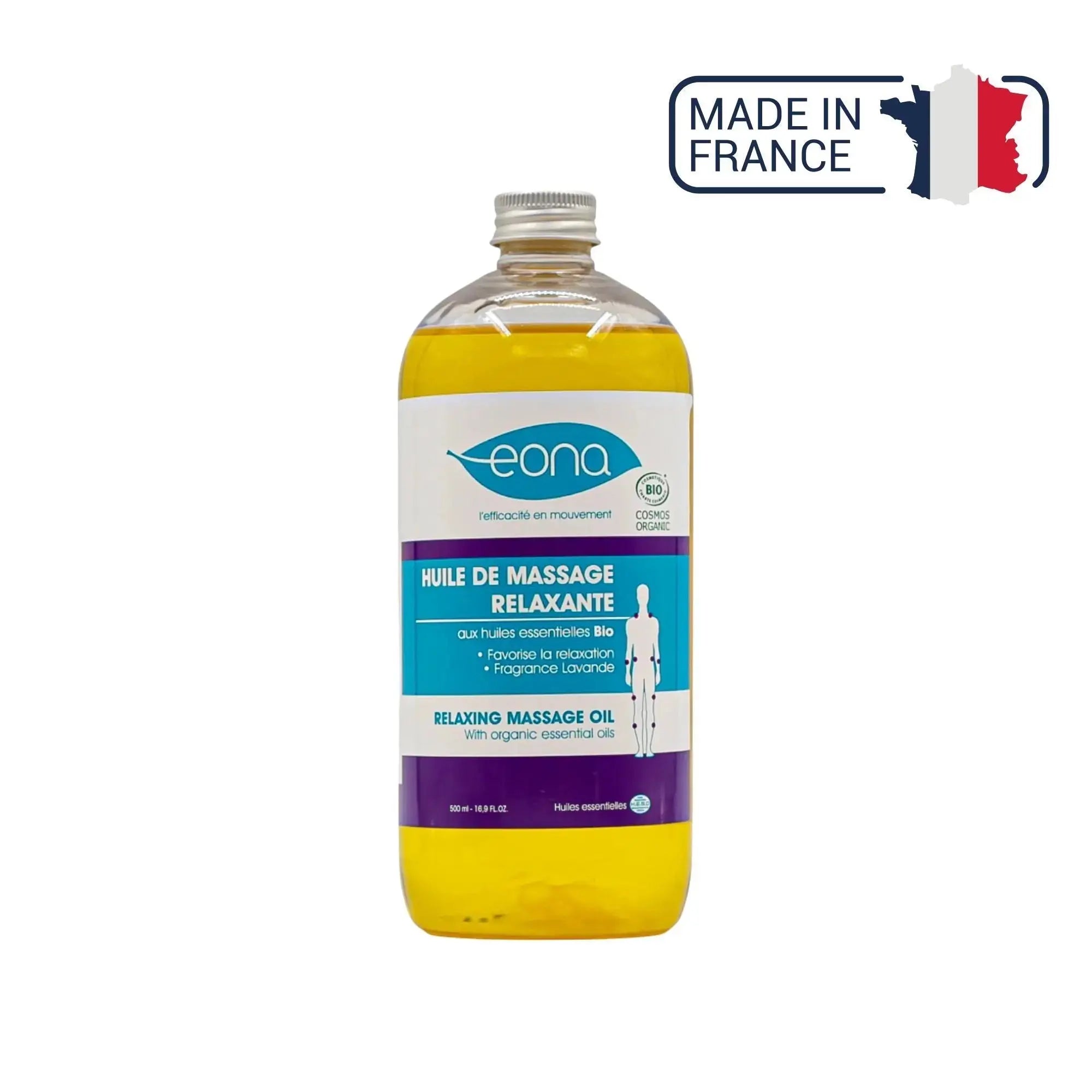 Massageöl - Entspannend - Biologisch - 2 Kapazitäten - Eona Eona 