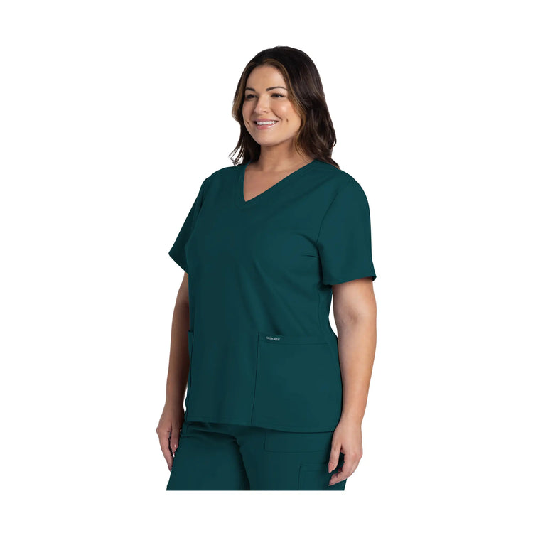 Lacanau - Tunique médicale - Col V  - Manches courtes - Femme - Cherokee Cherokee Authentic Workwear 