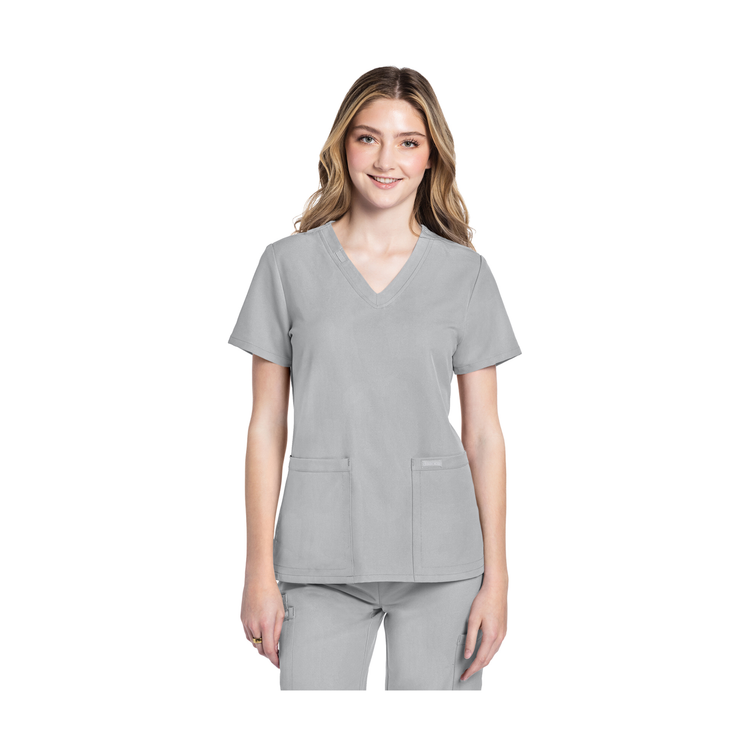 Lacanau - Tunique médicale - Col V  - Manches courtes - Femme - Cherokee Cherokee Authentic Workwear 