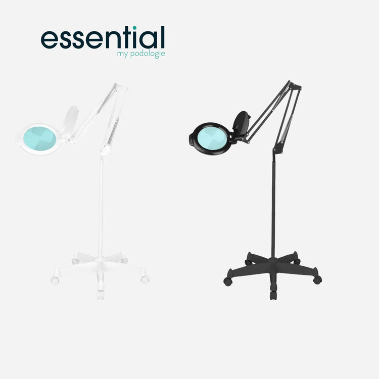 Moonlight 8013/6 LED-Lupenleuchte mit Stativ – Weiß oder Schwarz – Essential von My Podologie Essential 