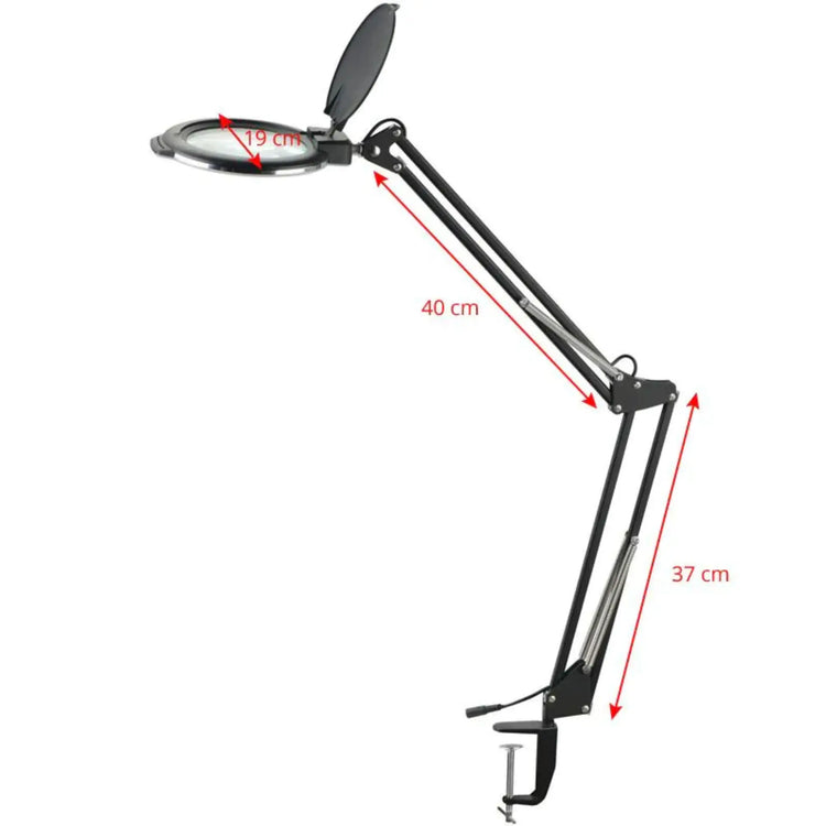 Moonlight 8013/6 LED-Gelenklupenlampe für Tisch – Weiß oder Schwarz – Essential von My Podologie Activeshop 