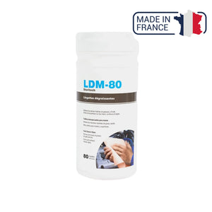 Lingettes dégraissantes mains et surfaces - Boîte de 80 - Steritech Stericid 