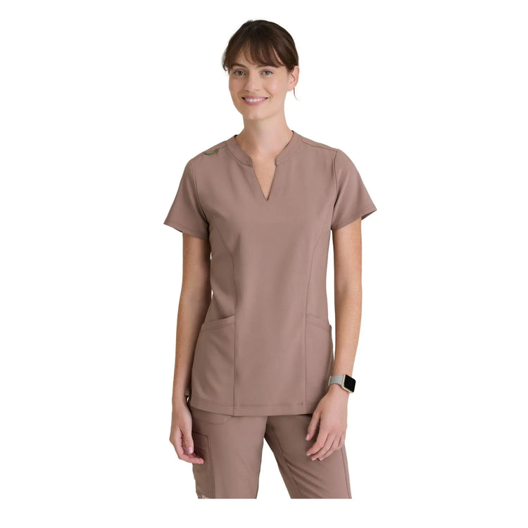 Louisa – Tunika mit eingekerbtem Kragen – Damen – Grey’s Anatomy Evolve Grey’s Anatomy 