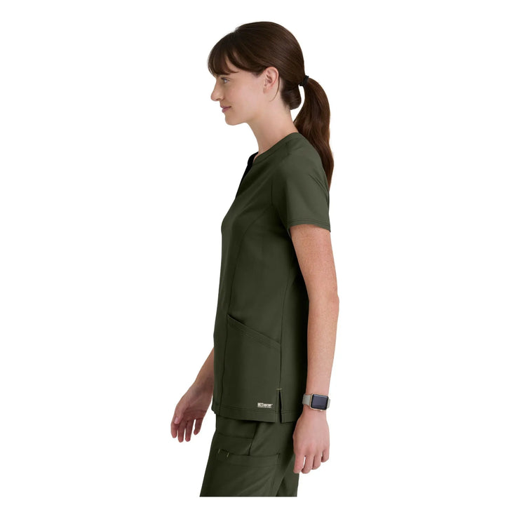Louisa – Tunika mit eingekerbtem Kragen – Damen – Grey’s Anatomy Evolve Grey’s Anatomy 