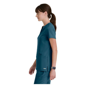 Louisa – Tunika mit eingekerbtem Kragen – Damen – Grey’s Anatomy Evolve Grey’s Anatomy 