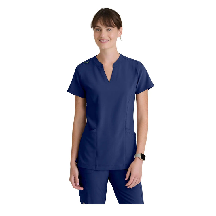 Louisa – Tunika mit eingekerbtem Kragen – Damen – Grey’s Anatomy Evolve Grey’s Anatomy 