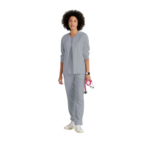 Mila - Round neck medical jacket - Women - Grey’s Anatomy Stretch Grey’s Anatomy 