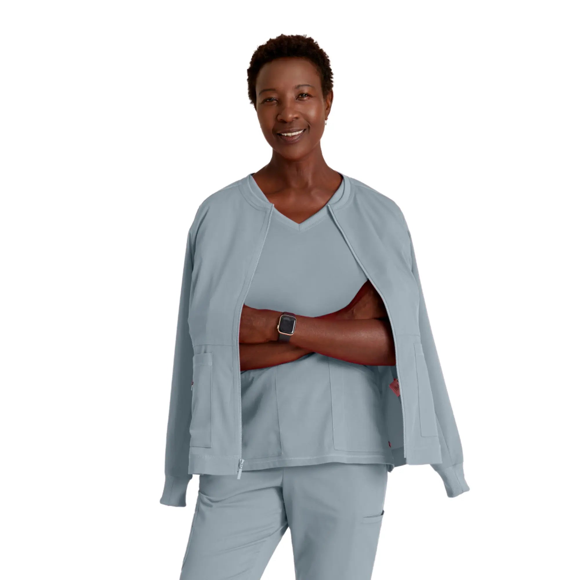 Millie - Veste médicale Zip - Femme - Grey’s Anatomy Stretch Grey’s Anatomy 
