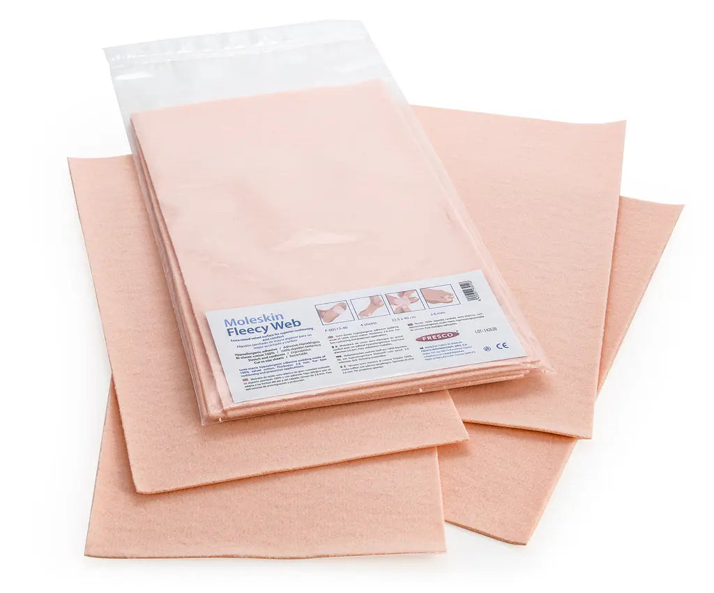 Moleskin Fleecy Web - 1-2 mm - 225 x 400 mm - Meine Podologie