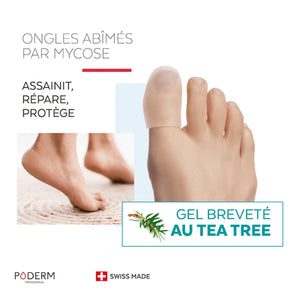 Mycose des ongles - Capuchon d'orteil Gel Tea Tree - Poderm Professional