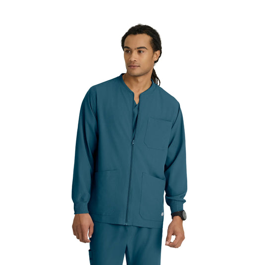 Oly – Medizinische Jacke mit Rundhalsausschnitt – Herren – Skechers SKECHERS Bahamas Blue / XL
