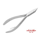 Pince à ongles - Acier inoxydable - Finition satinée - Coupe droite - Mors plats - 13 cm - Sam