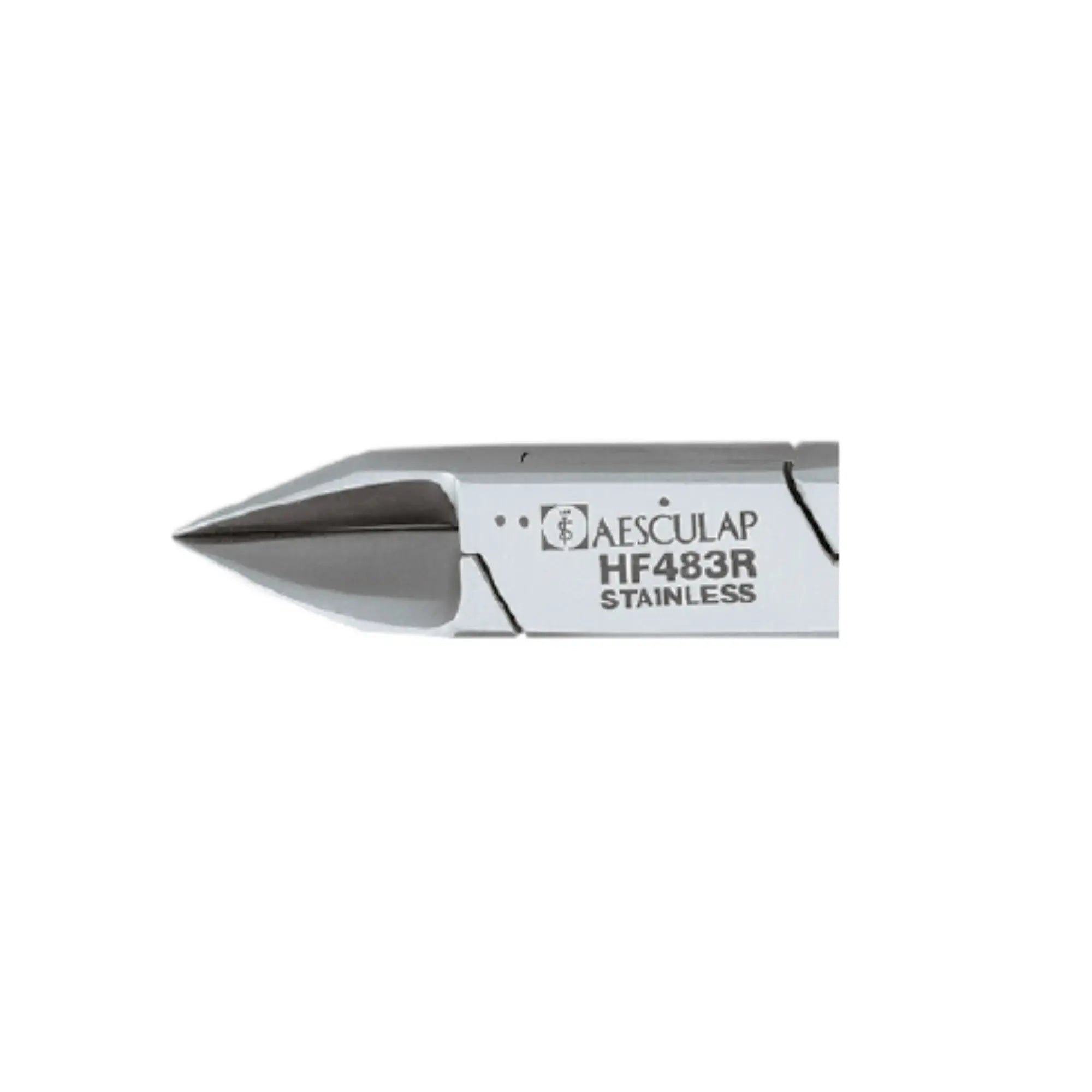 Nagelzange - Gerader Schnitt - Sehr feine Backen - 13 cm - Aesculap - HF483R